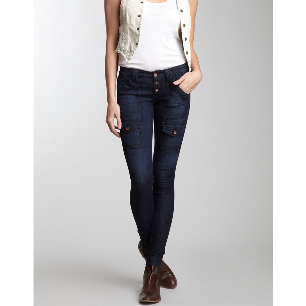 “Rich and Skinny” Cargo Skinny Jeans